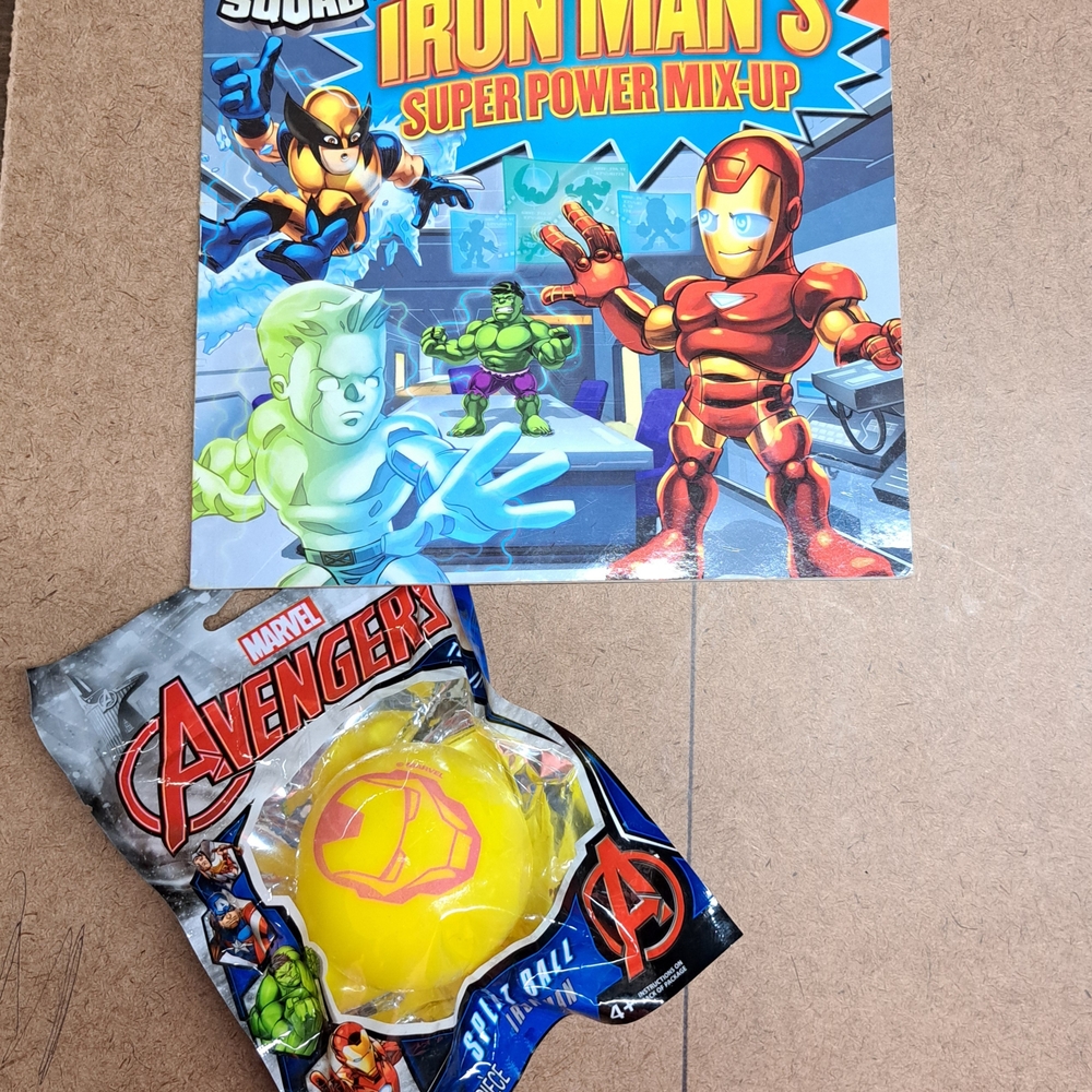 Iron Man Book And Splat Ball